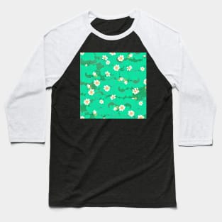 Jade and Blossoms Baseball T-Shirt